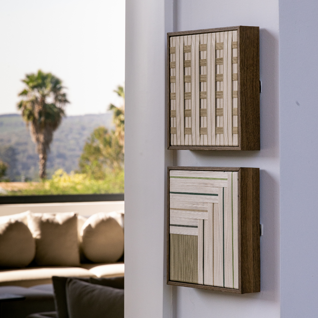 Quadro Lineas Rafia.