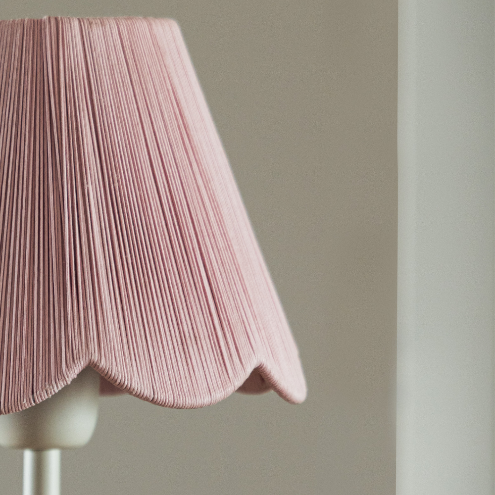 Luminária Ondas Rosa