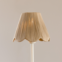 Luminária Ondas Rafia