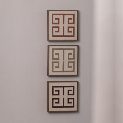 Quadro Gio Ráfia Off-White