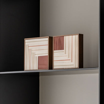 Quadro Lineas Conhaque