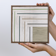 Quadro Lineas Rafia.