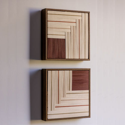Quadro Lineas Conhaque