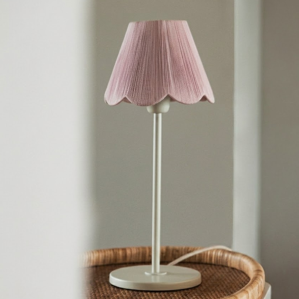 Luminária Ondas Rosa