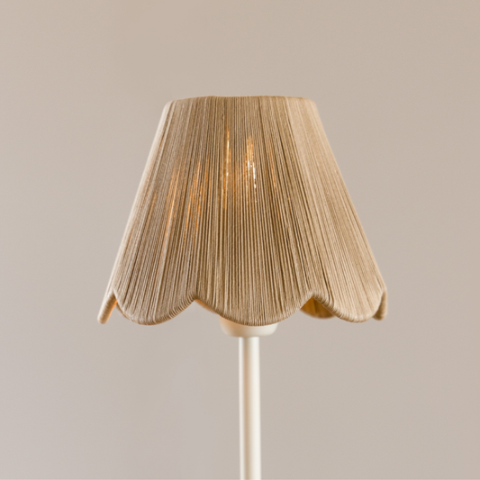Luminária Ondas Rafia